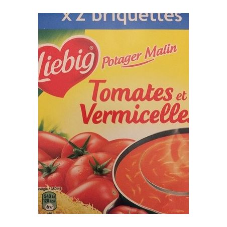 Liebig Brick 2X35Cl Pursoup Potager Malin Tomate/Vermicelle