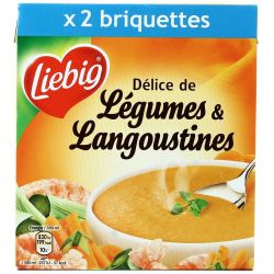 Liebig Brick 2X35Clpursoup Delice Legumes Langoustines
