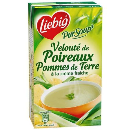 Liebig Soupe Velouté De Poireaux Et Pommes Terre 1L