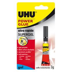Uhu Power Glue Gel Tube 3G