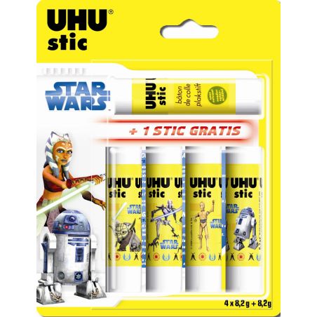 Uhu L.5 Colle Stick Blanc 8G2 Dont 1 Gratuit