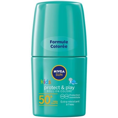 Nivea Sun Protection Solaire Kids Résistant À L'Eau Spf50+ Le Roll-On De 50Ml