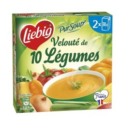 Liebig Soupe 10 Légumes : Les 2 Briques De 30 Cl