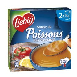 Liebig Soupe Poissons Aromates : Les 2 Briques De 30 Cl