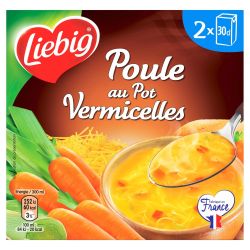 Liebig Soupe Poule Au Pot/Vermicelles : Les 2 Briques De 30Cl
