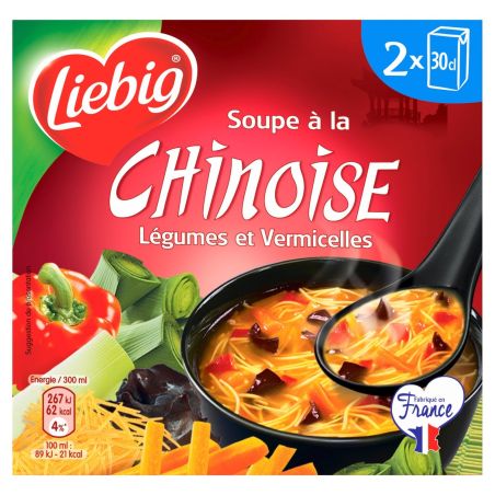 Liebig Soupe À La Chinoise : Les 2 Briques De 30Cl