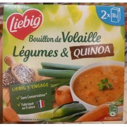 Liebig Lb Soup Bouil Leg Quinoa2X30Cl
