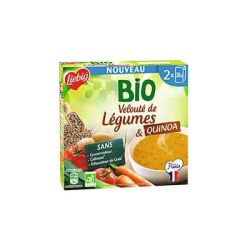 Liebig Soupe Bio Velouté Légumes & Quinoa : Les 2 Briques De 30Cl