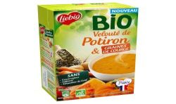 Liebig Soupe Bio Velouté Potiron Graines De Courge : La Brique D'1L