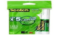 Scotch 5Batons Colle Blanche