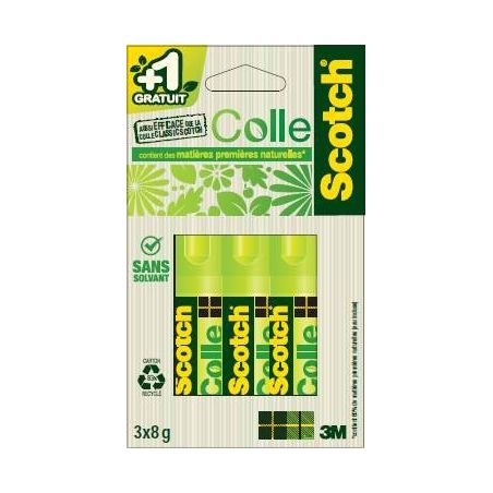 Scotch Scotch2+1Bat Colle Naturel 8G