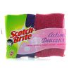 Scotch 2 Eponges Grattantes Action Double Brite