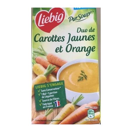 Liebig 1L Duo Carott Jaune Orange Lbg