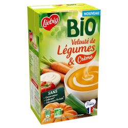 Liebig Soupe De Légumes & Crème Bio : La Brique D'1L
