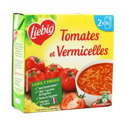 Liebig Soupe Tomates & Vermicelles Pastasoup' : Les 2 Briques De 300G