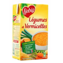 Liebig Soupe Légumes & Pâtes Vermicelles : La Brique De 1L