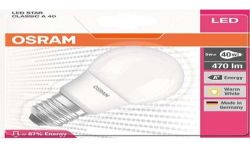 Osram B.1 Led Standard 5W : 40W E27 Blan Chau Dpoli