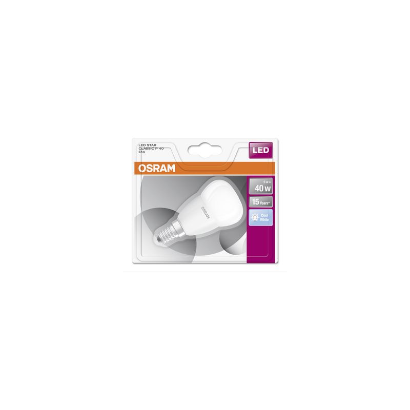 Osram B.1 Led Spheriq Depolie 5W : 40W E14 Blanc Chaud