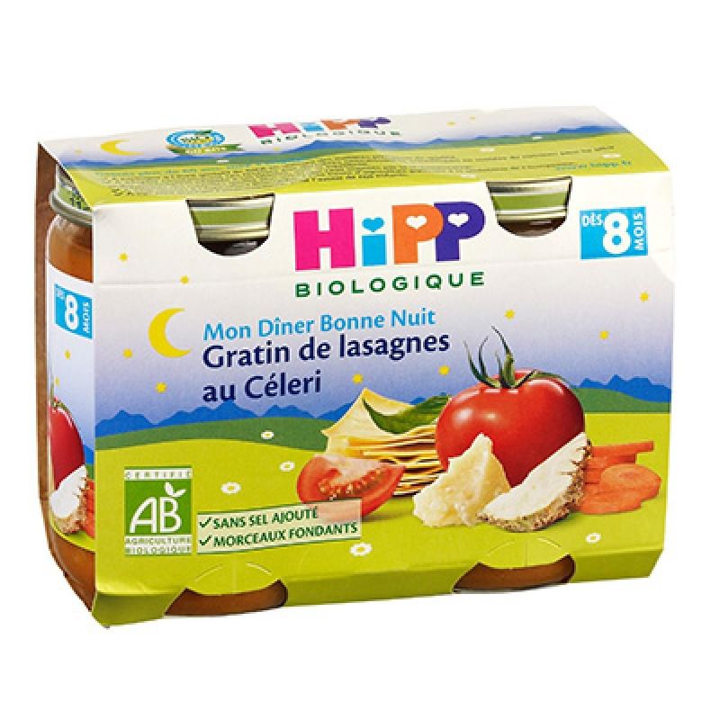 Hipp Lasagne Celeri Bio 2X190G