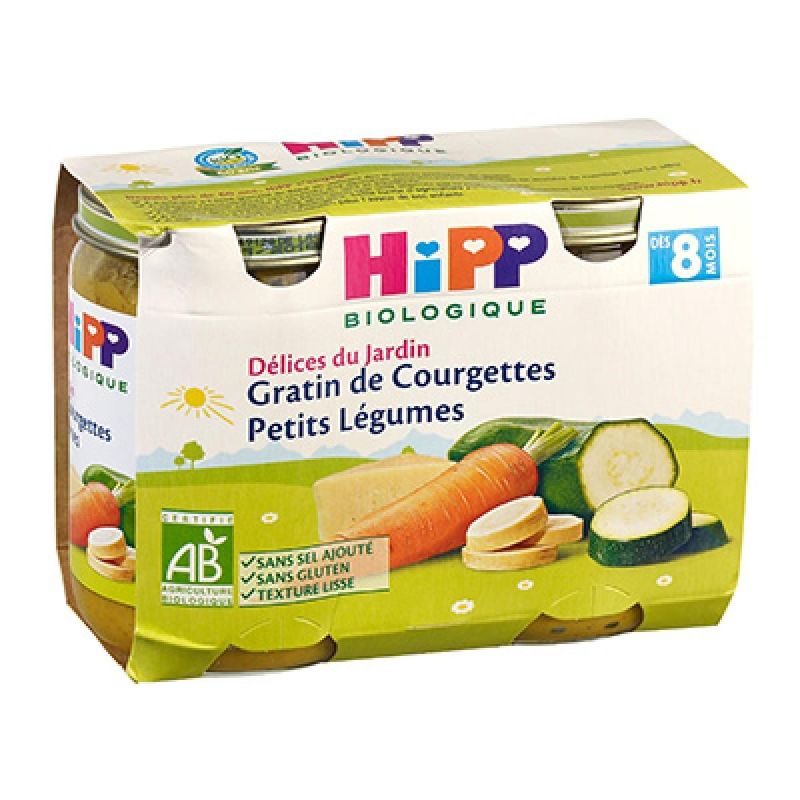 Hipp Pot Courg Pt Lg 2X190G