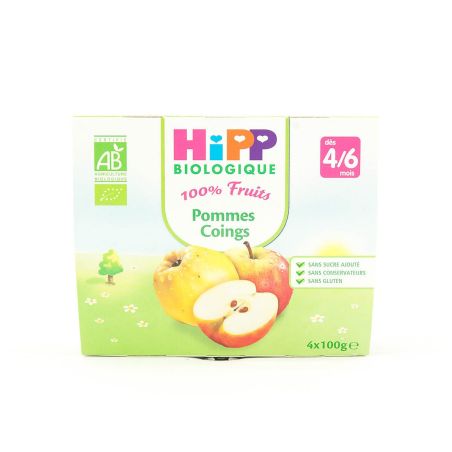 Hipp Coup Pom Coing 4X100G