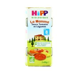 Hipp 2X80G Sauce Tomate Et Legumes Bio
