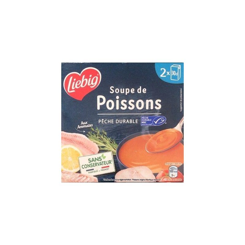 Liebig Soupe Poisso Msc 2X30Cl