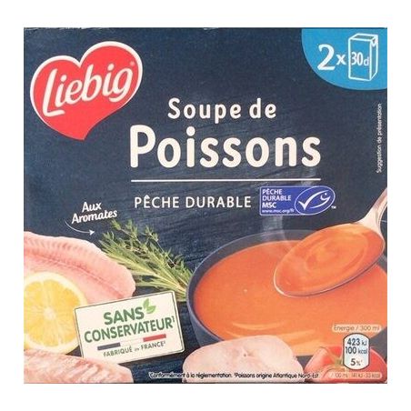 Liebig Soupe Poisso Msc 2X30Cl