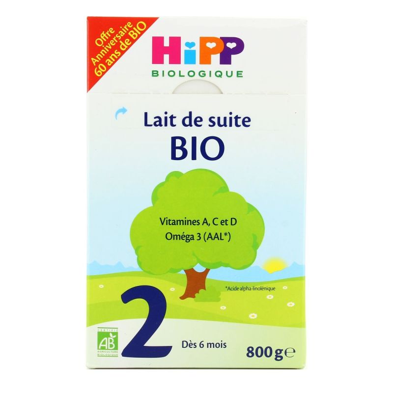 Hipp Lait 2Eme Age Bio 800G