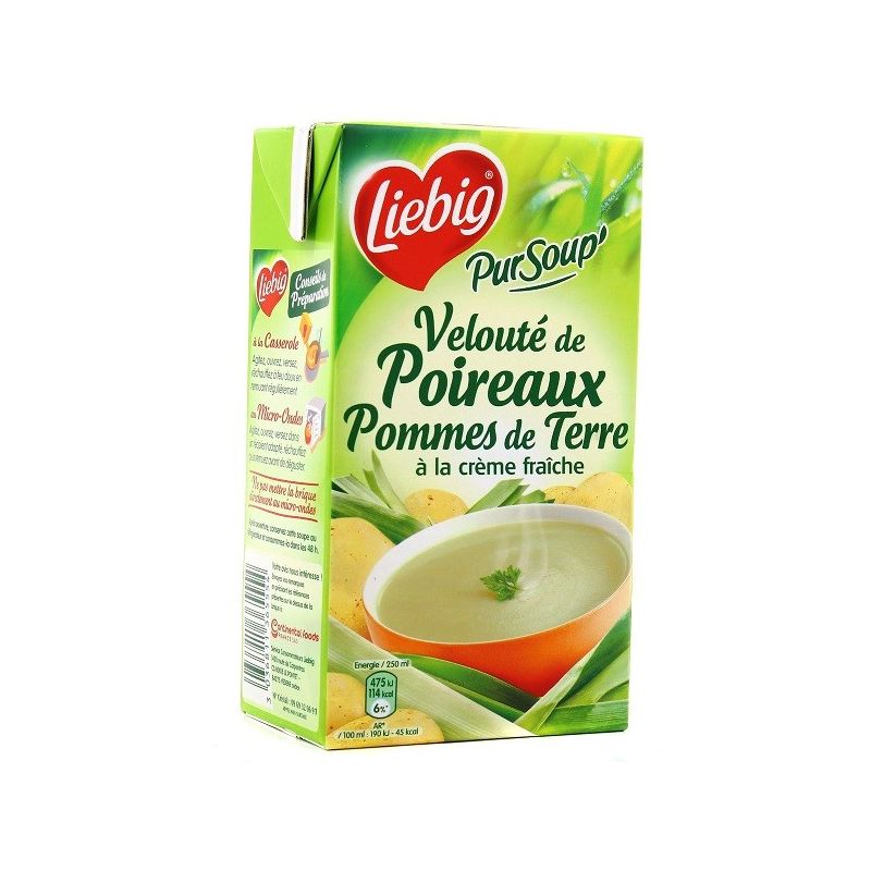 Liebig Soupe Poireaux Pommes De Terre : La Bouteille 750Ml