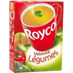 Royco Minute Soup Instantanée Velouté Légumes Sachet X4