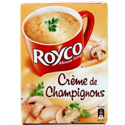 Royco Soupe Déshydratée Crème Champignons : Les 4 Sachets De 20 Cl
