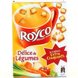 Royco Soupe Déshydratée Légumes Croûtons : Les 3 Sachets De 20 Cl