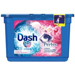 Dash 19 Doses 555G Lessive Perle Pivoine Dash2En1