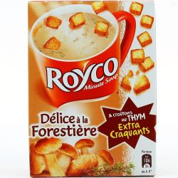 Royco Soupe Déshydratée Forestière : Les 3 Sachets De 20 Cl