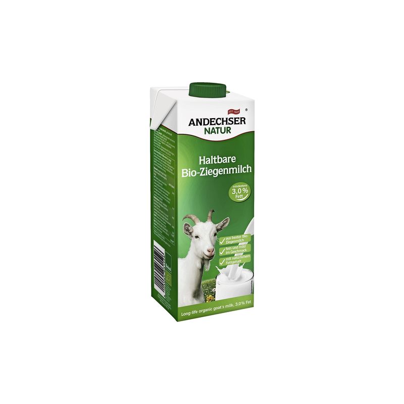 Andechser 1L Lait De Chevre Bio