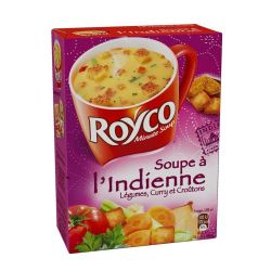 Royco Soupe À L'Indienne Instantanée Légumes Curry Et Croûtons 3X60Cl