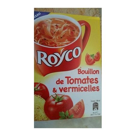 Bouillon légumes & vermicelles (Royco minute soup, 3 x 20cl)