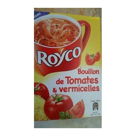 Royco Soupe Déshydratée Tomates Et Vermicelles : Les 3 Sachets - 42G