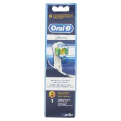 Oral B Brossettes 3D White : Le Paquet De 2