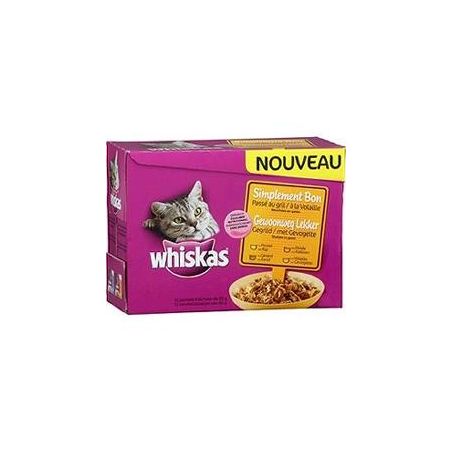 Whiskas 12X85G Simplement Bon Grill