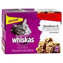 Whiskas Pack 12X85G Envie Gourmande Moelleuse Fondant