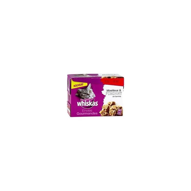Whiskas Pack 12X85G Envie Gourmande Moelleuse Fondant