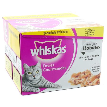 Whiskas Pack 24X85G Plaisir Babines