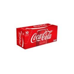 Coca-Cola Boisson Gazeuse Aux Extraits Végétaux Original Frigopack : Le Pack De 10 Canettes 33Cl