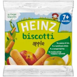 Heinz 7+ Months Apple Biscotti Snack 12X 60G