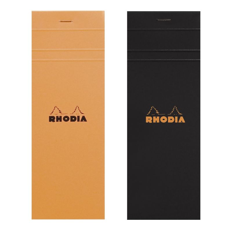 Rhodia Bloc De Bureau 7.4X21 Cm 160 Pages Petits Carreaux Noir