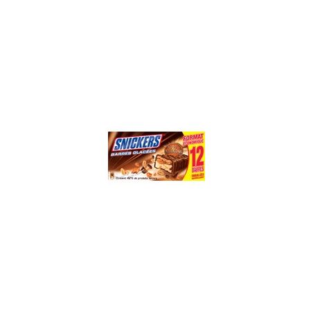 Snickers Barre Glace X12 636Ml