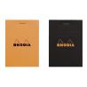 Rhodia Bloc De Bureau 7.4X10.5 Cm 160 Pages Petits Carreaux Noir