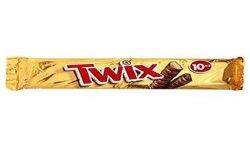 Twix Barres Chocolatées Biscuit Nappage Au Caramel : Le Paquet De 10 - 500 G